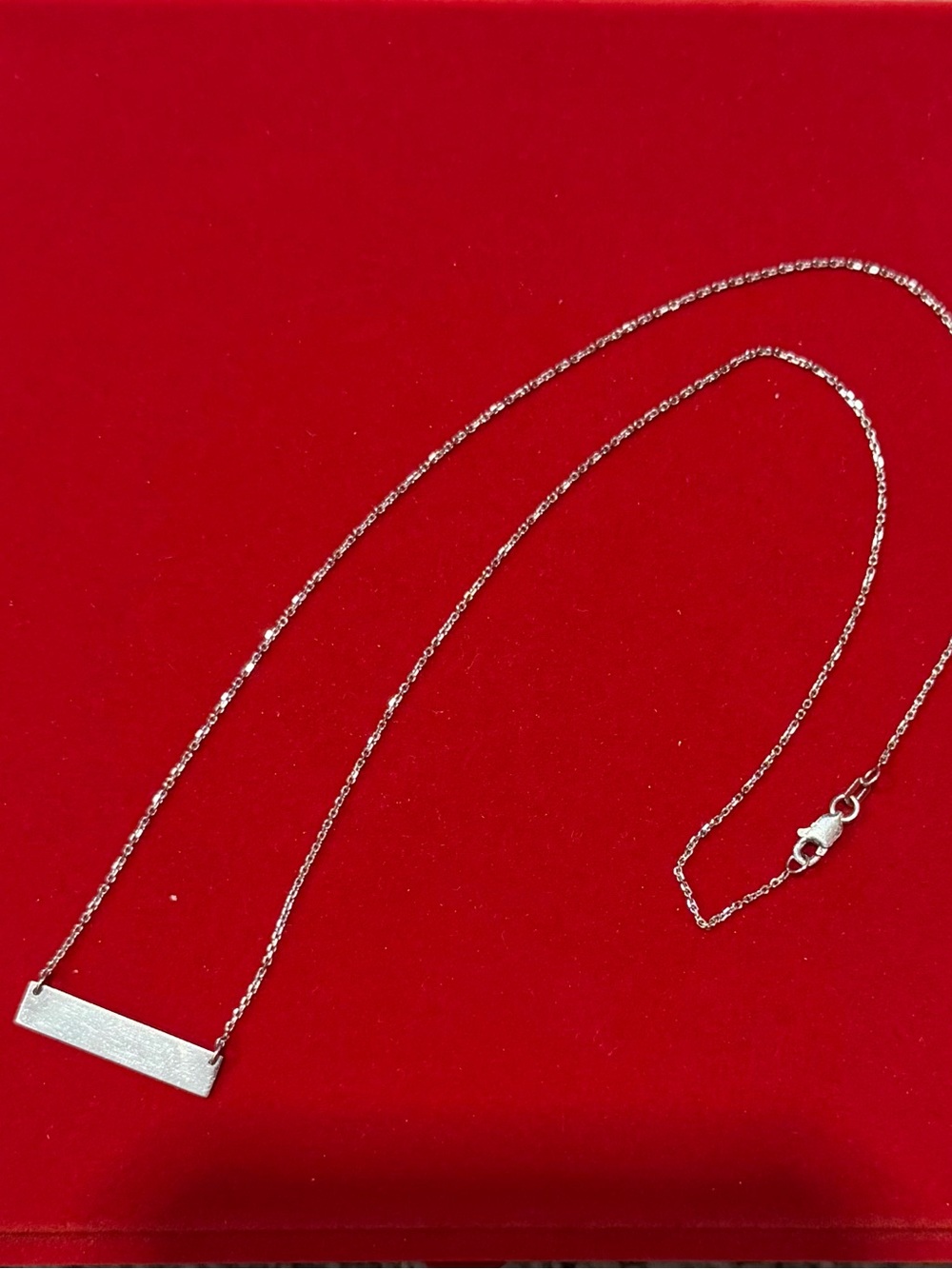 14k white gold Necklace